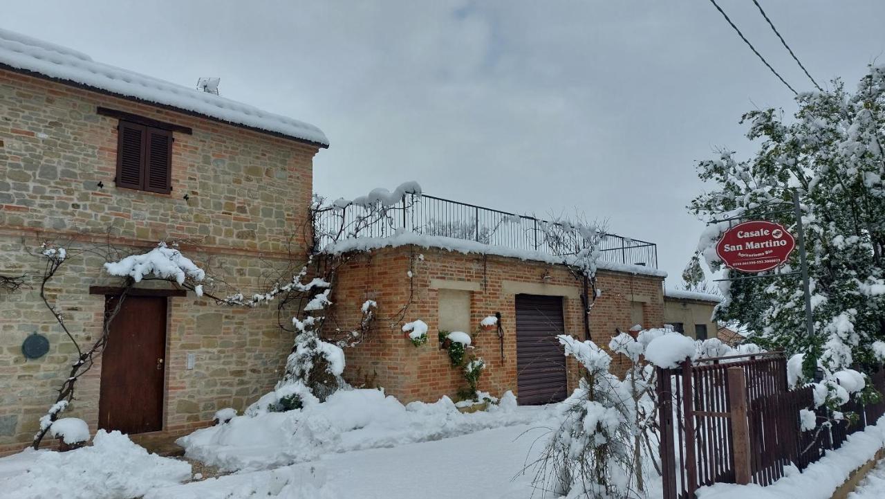 Casale San Martino Agriturismo Bio Sant'Angelo in Pontano Eksteriør billede