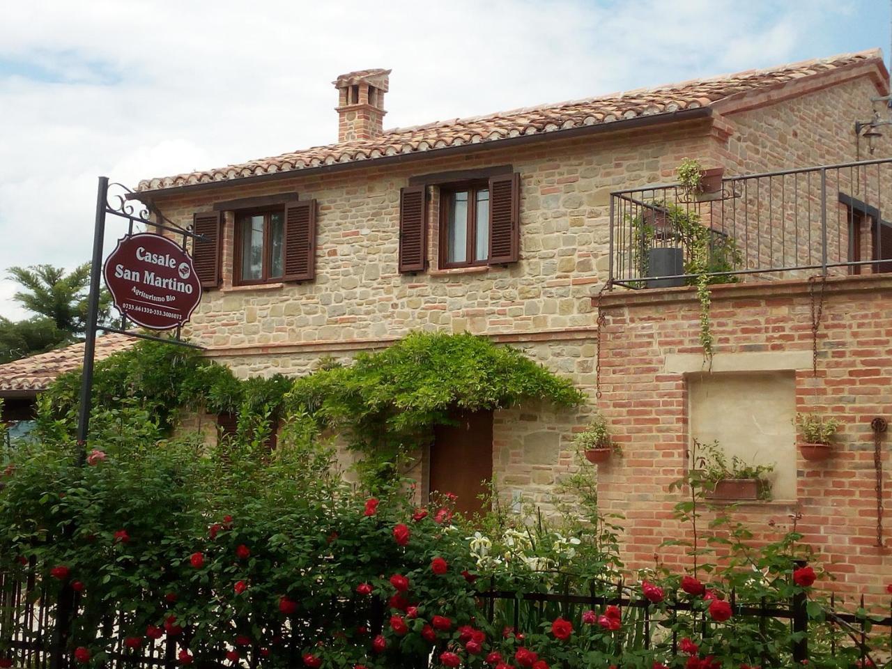 Casale San Martino Agriturismo Bio Sant'Angelo in Pontano Eksteriør billede